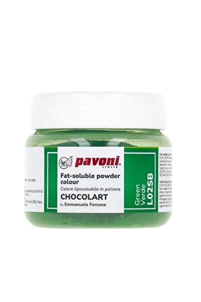 Pavoni Colorant alimentar pudră liposolubil, Verde Chocolart de Emmanuele For...