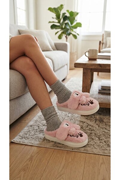 Mater Ayakkabı Silent, Lightweight Sole, Furry Slippers, Dowry Bundle, Home S...