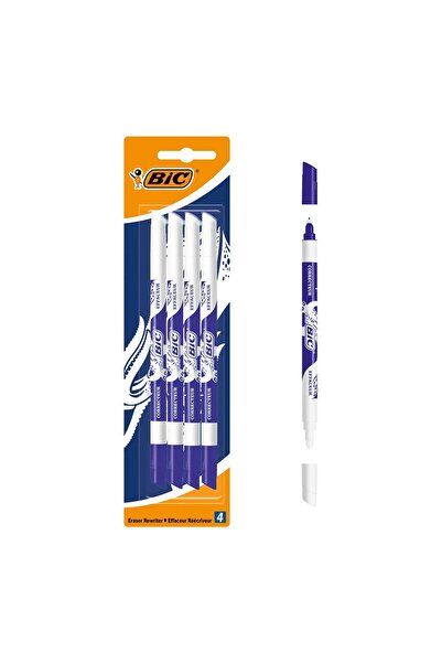OEM Set corector pentru stilou, 4 bucăți, albastru – cerneală albastră, BIC