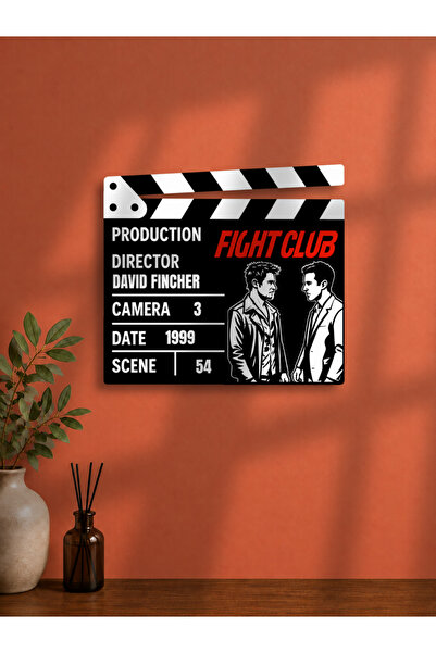 Duvar Dekoru / Klaket Tablo (Siyah) - Fight Club (Dövüş Kulübü)