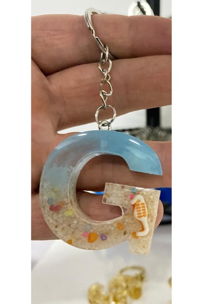 Anahtarlık harf anahtarlık epoksi