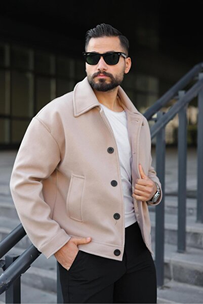 ronex Oversize Fit, Old Money Culture, Buttoned Checked Jacket