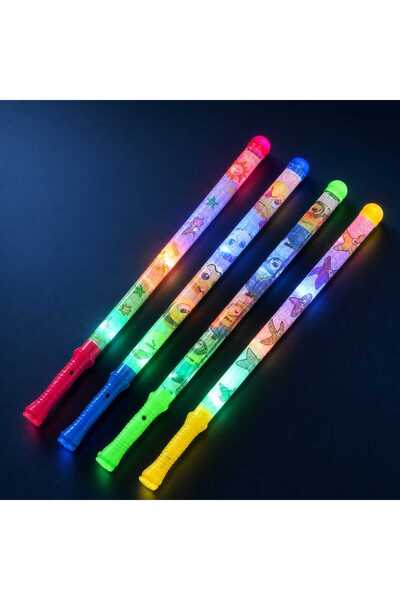 Azra Toys ✨ LED Işıklı Renkli Oyuncak Sopa – Eğlenceli Işık Efektli Çocuk Oyu...