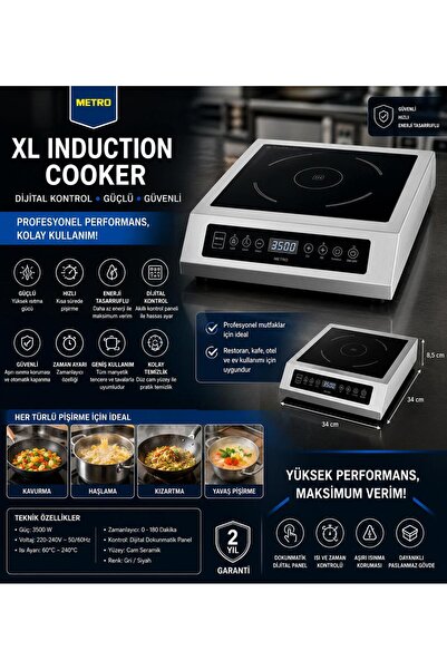 Metro Chef XL İndüksiyon Ocak