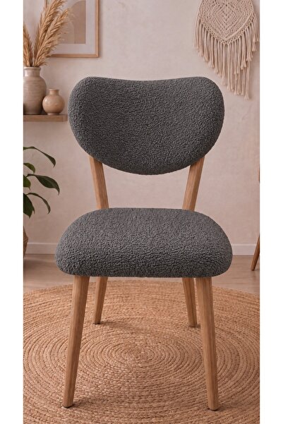 Bikaya Home Apple Patterned Jacquard Chair Cover |   Set of 2 |   Lycra and E...