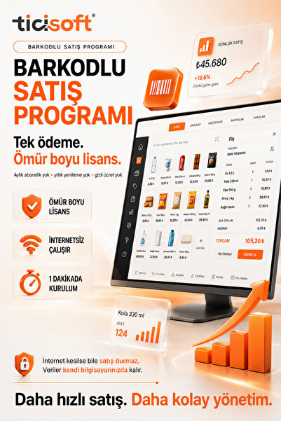 Ticisoft Barkodlu Satış Programı | Market Bakkal Stok Personel Takip ve Kasa ...