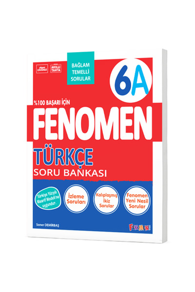 Fenomen Yayıncılık FENOMEN 6 TÜRKÇE (A) SORU BANKASI