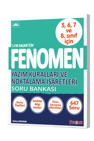 Fenomen Yayıncılık FENOMEN YAZIM KURALLARI VE NOKTALAMA ISARETLERI SORU BANKA...