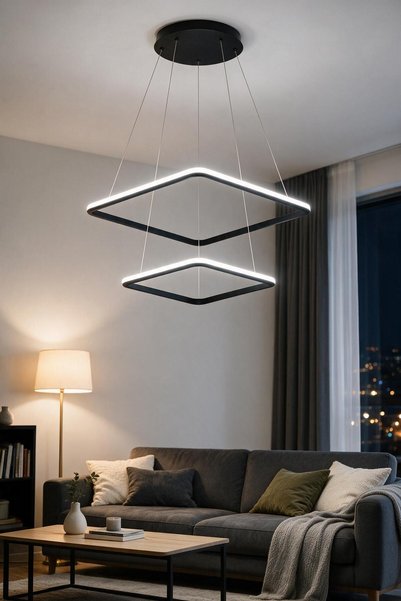 Rarossa Larin 2'li LED Sarkıt Avize Beyaz Işık