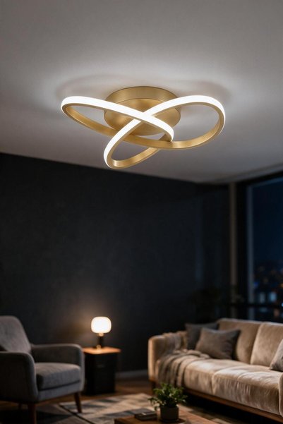 Rarossa Norva LED Plafonyer Avize Beyaz Işık