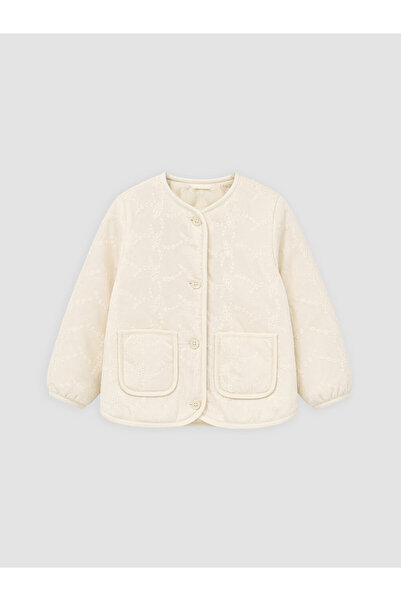 LC Waikiki Embroidered Girls' Jacket