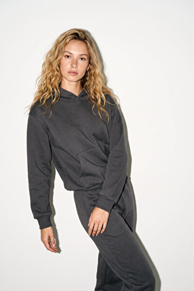 Runades Women's Cotton Hooded Sweatshirt Tracksuit Set Comfortable Casual Spo...