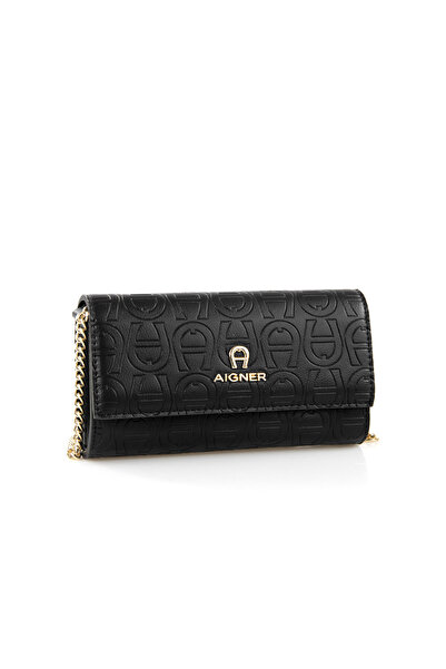 Aigner حقيبة كتف جديدة بسلسلة على الطراز القديم