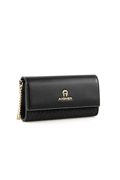 Aigner حقيبة كتف جديدة بسلسلة على الطراز القديم