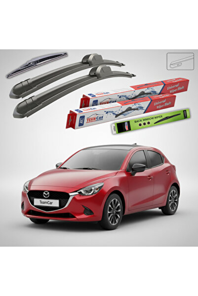 TEAMCAR Υαλοκαθαριστήρες Mazda 2 DJ Facelift 2019-2023 |   Σετ Εμπρός και Πίσ...