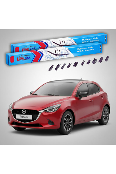 TEAMCAR Ștergătoare Mazda 2 DJ Facelift 2019-2023 |   Set frontal plat Premiu...