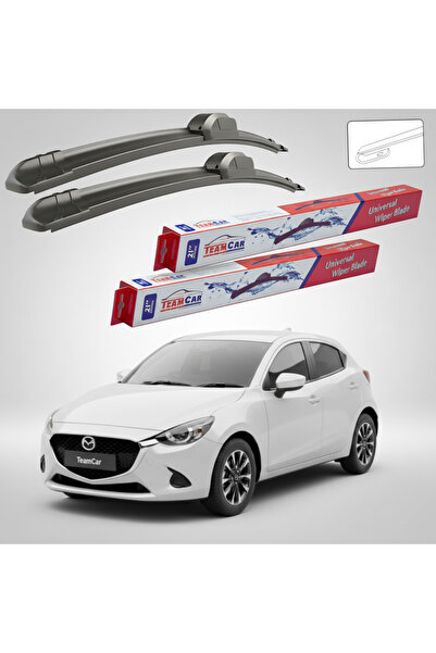 TEAMCAR Lamele ștergătoare de parbriz Mazda 2 DJ Facelift 2023-2026 Set față ...