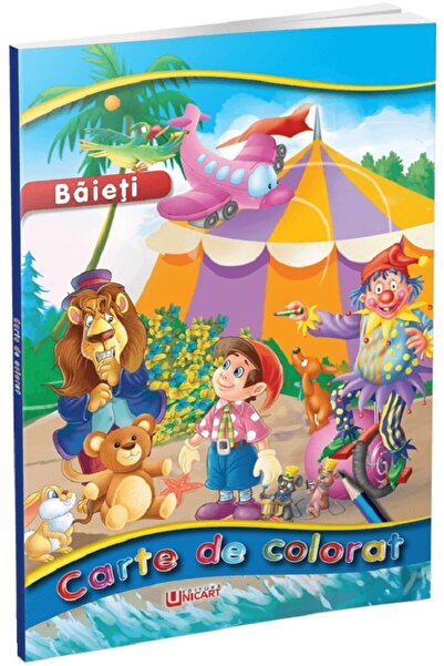 unicart Baieti. Carte de colorat