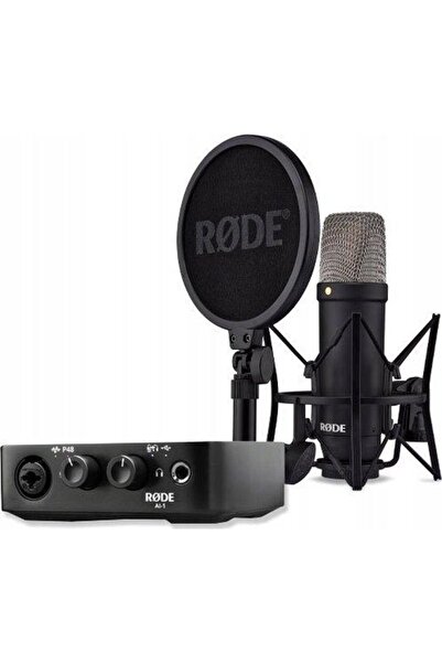 Rode Set de microfoane NT1 Signature + AI-1 Studio Kit MK2, Condensator Cardi...