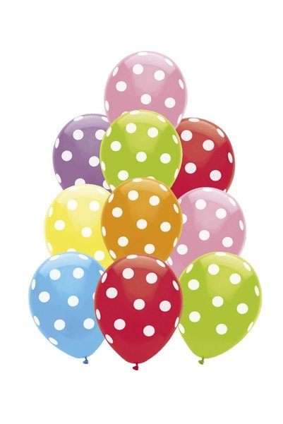 GLOBOS Baloane 10 buc. 12" - 30 cm, imprimeu buline mari