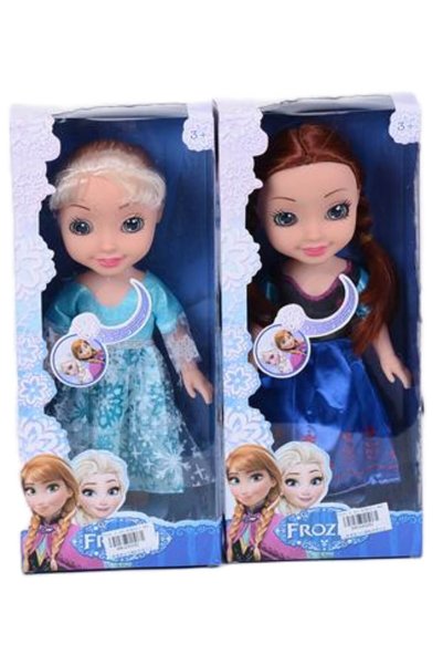 NO BRAND Păpușă prințesă de gheață cu muzică 29 cm, 2 modele Anna