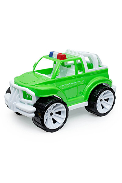 Bamsic Mașinuță Jeep de poliție Bamsic, caroserie colorată, 5 culori, 40 cm