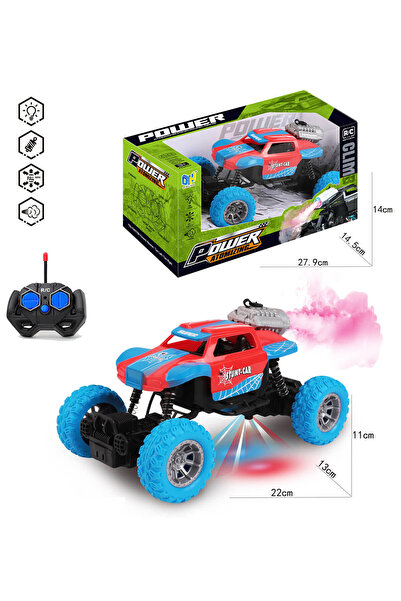 AVENGERS Buggy cu telecomandă și fum supererou albastru, 4 direcții