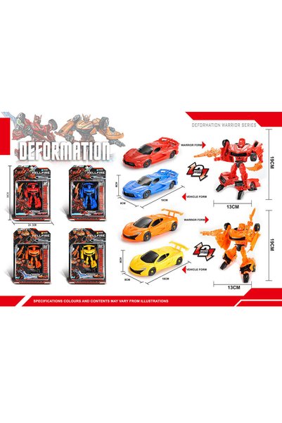 transformers Mașină sport în blister, 4 culori