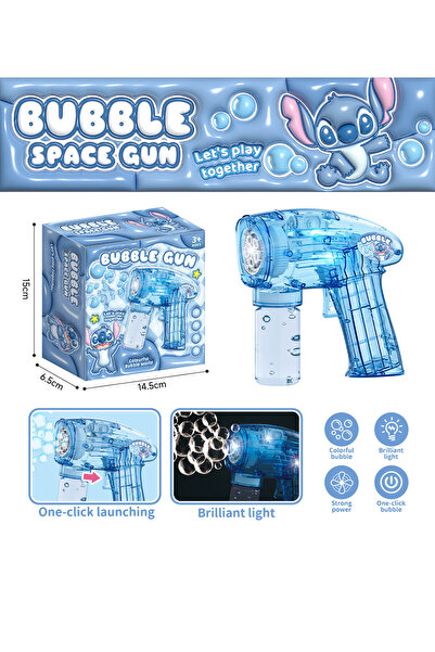 Stitch Pistol transparent de baloane de săpun