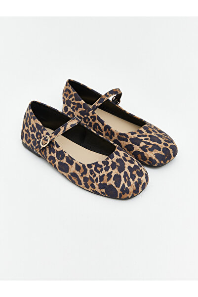 LC Waikiki Balerini cu imprimeu leopard și barete pentru fete