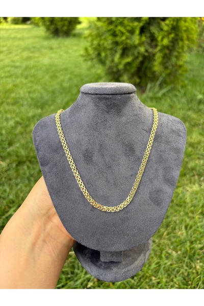 FASHİON JEWELRY Kararmaz Kuyumcu Hasırı Zincir(60 cm)