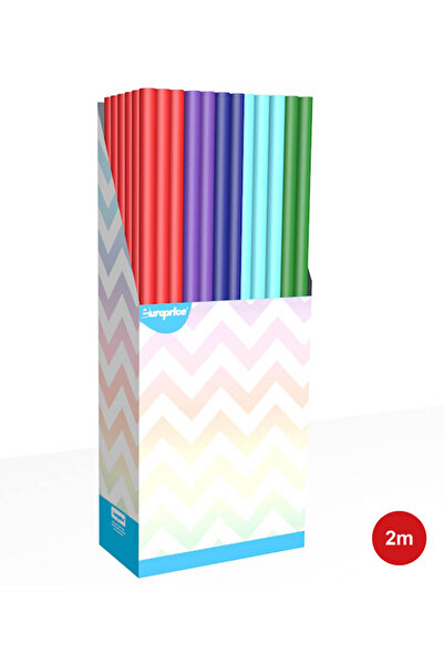 Europrice Hârtie de ambalat cadouri Plain, 70 x 200 cm - Mov
