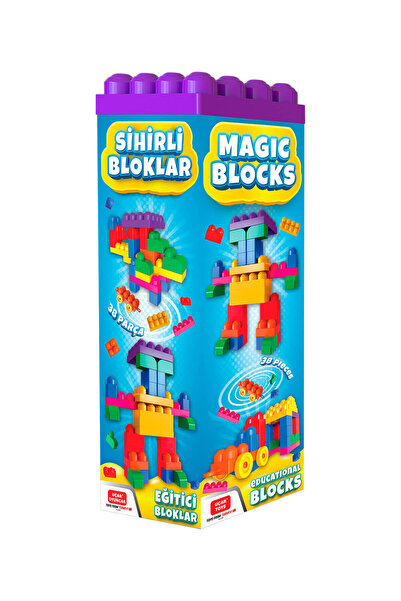 uçar toys Set de construcție Magic Blocks, 38 de piese