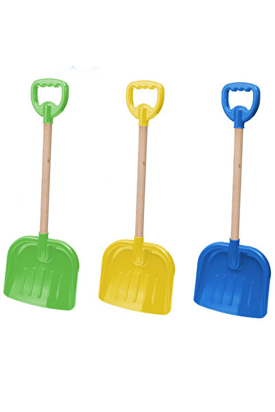 Bamsic Lopată mare cu mâner de lemn 70 cm - Verde