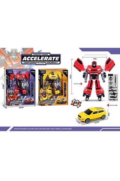 transformers Robot Accelerate în cutie, 2 culori