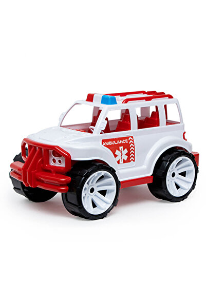 Bamsic Mașinuță Jeep ambulanță Bamsic, 32 cm