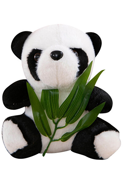 NO BRAND Panda de pluș cu bambus 20 cm