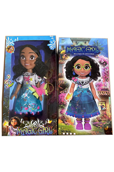 NO BRAND Păpușă Magic Girl cu ochelari și sunete