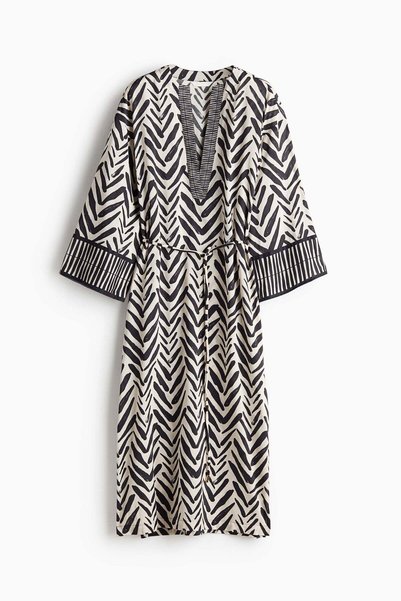 H&M Tie-belt tunic dress