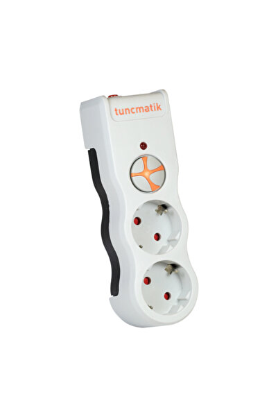 PowerSurge 2'li Akım Korumalı Priz – 1050 Joule, Beyaz