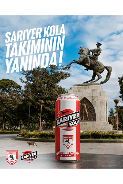Sarıyer Gazoz SARIYER KOLA SAMSUN SPOR ÖZEL ÜRETİM 330 ML 24'LÜ