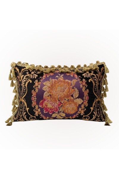 Lidoma Home Husa de perna cu ciucuri cu model "Versailles" - 30x50