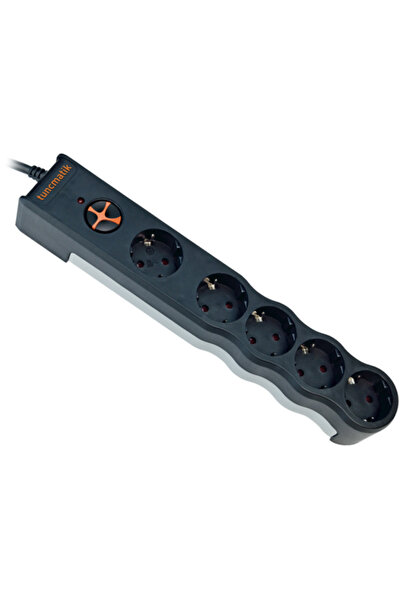 PowerSurge 5’li Akım Korumalı Priz – 1050 Joule, Siyah, 1.5 Metre