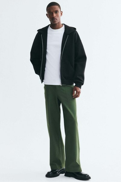 H&M Slim Fit Ribbed T-shirt