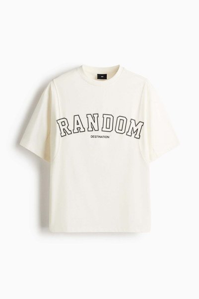 H&M Loose Fit Printed T-shirt