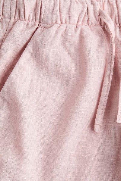 H&M Linen-blend drawstring trousers