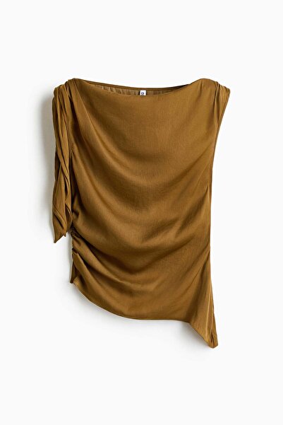 H&M Asymmetric tie-detail top