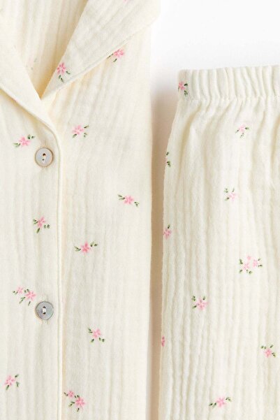 H&M Cotton muslin pyjamas
