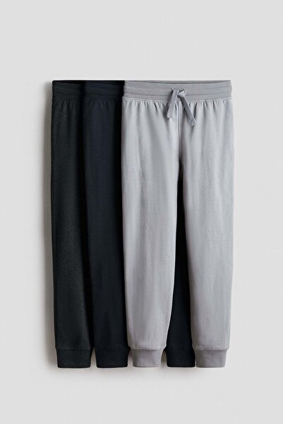 H&M 3-pack cotton joggers