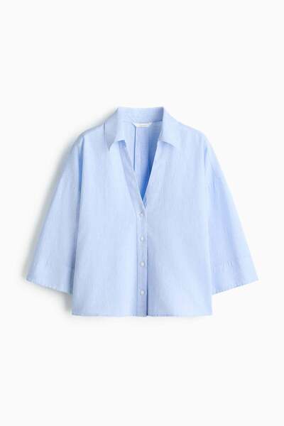 H&M Linen-blend shirt